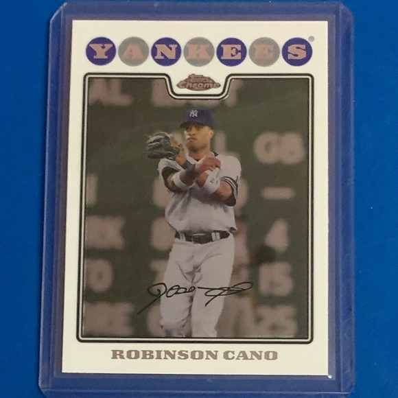 Robinson Cano #40 2008 Topps Chrome Baseball Trading Card - Picture 1 of 2